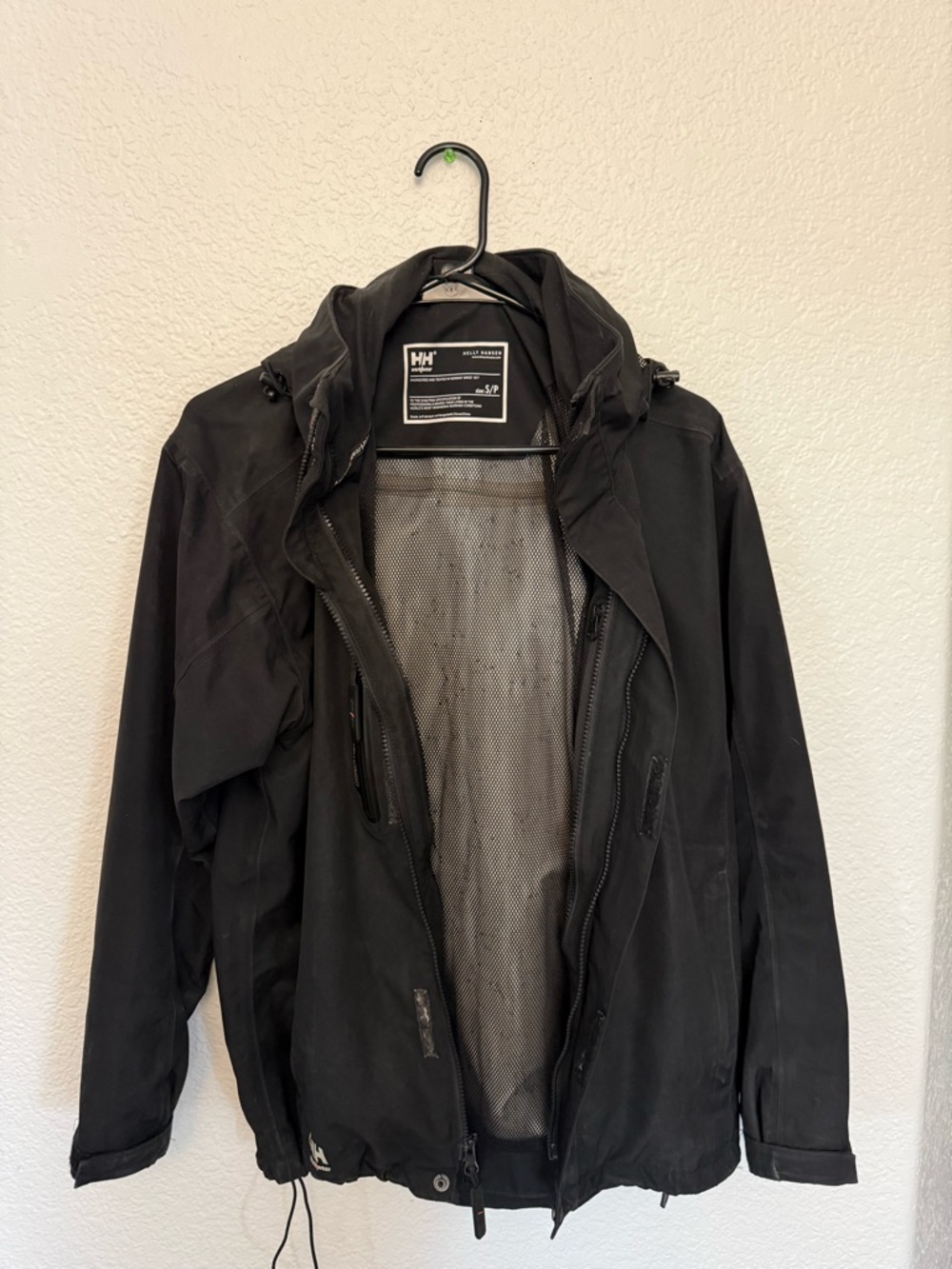 Helly Hansen Black Women’s Hooded Rain Jacket